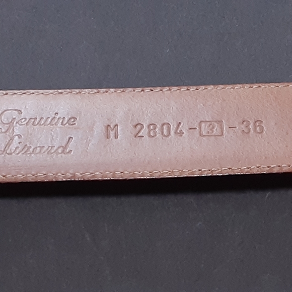 Lizard & Crocodile & Heavy Metal Hardware Size 36 Belt for Niemann Marcus - Picture 7 of 11